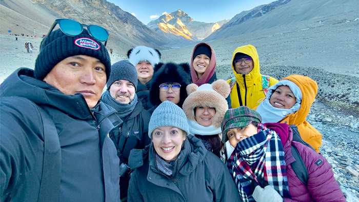 Close View of Mount Everest from Tibetan Side