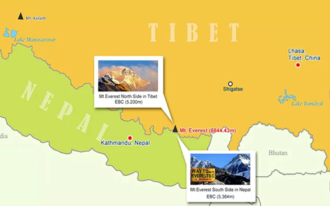 Kathmandu to Everest Base Camp Distance: By Flight, Trekking, and Overland