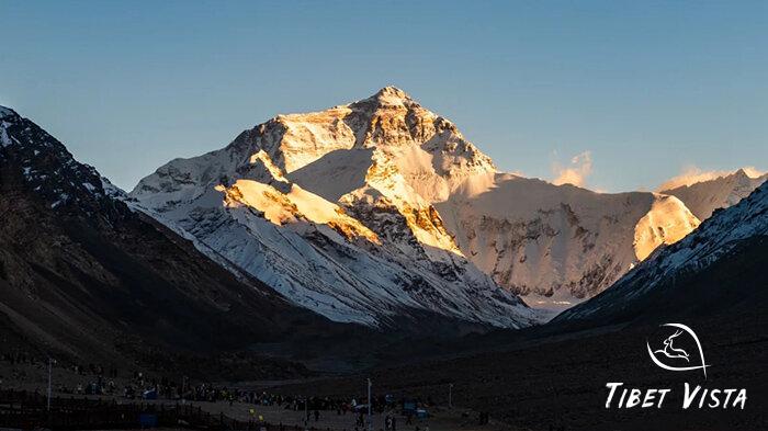 Majestic View of Mount Everest from Tibet