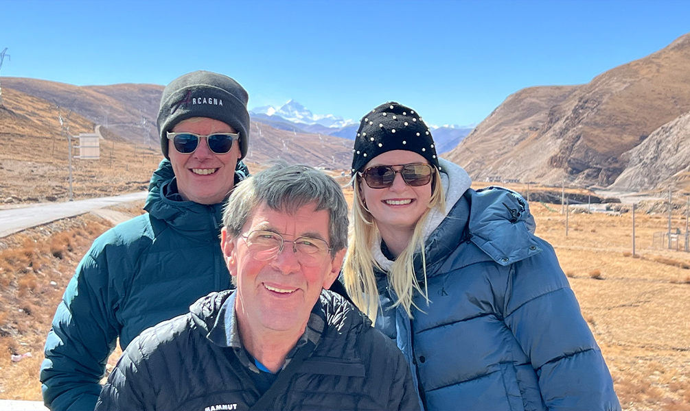 On the way to Everest Base Camp in Tibet