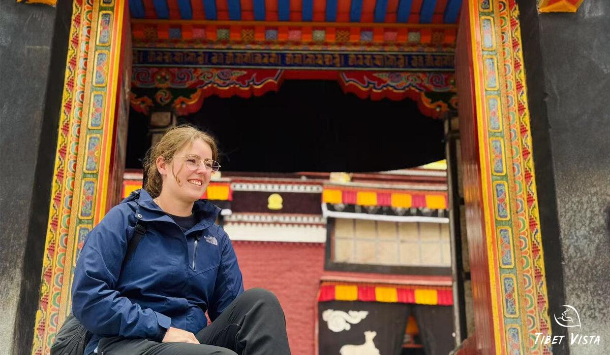 Our guests at Rongbuk Monastery