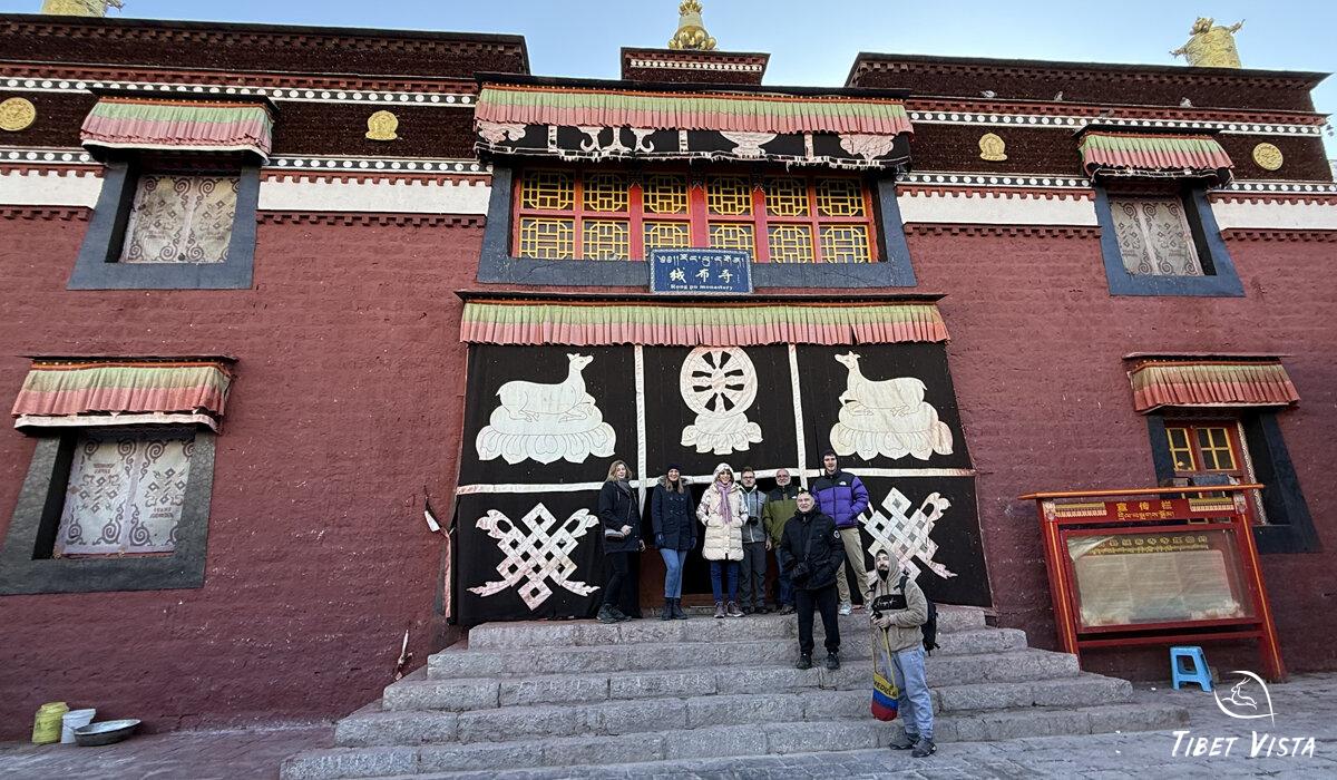 Our guests at Rongbuk Monastery