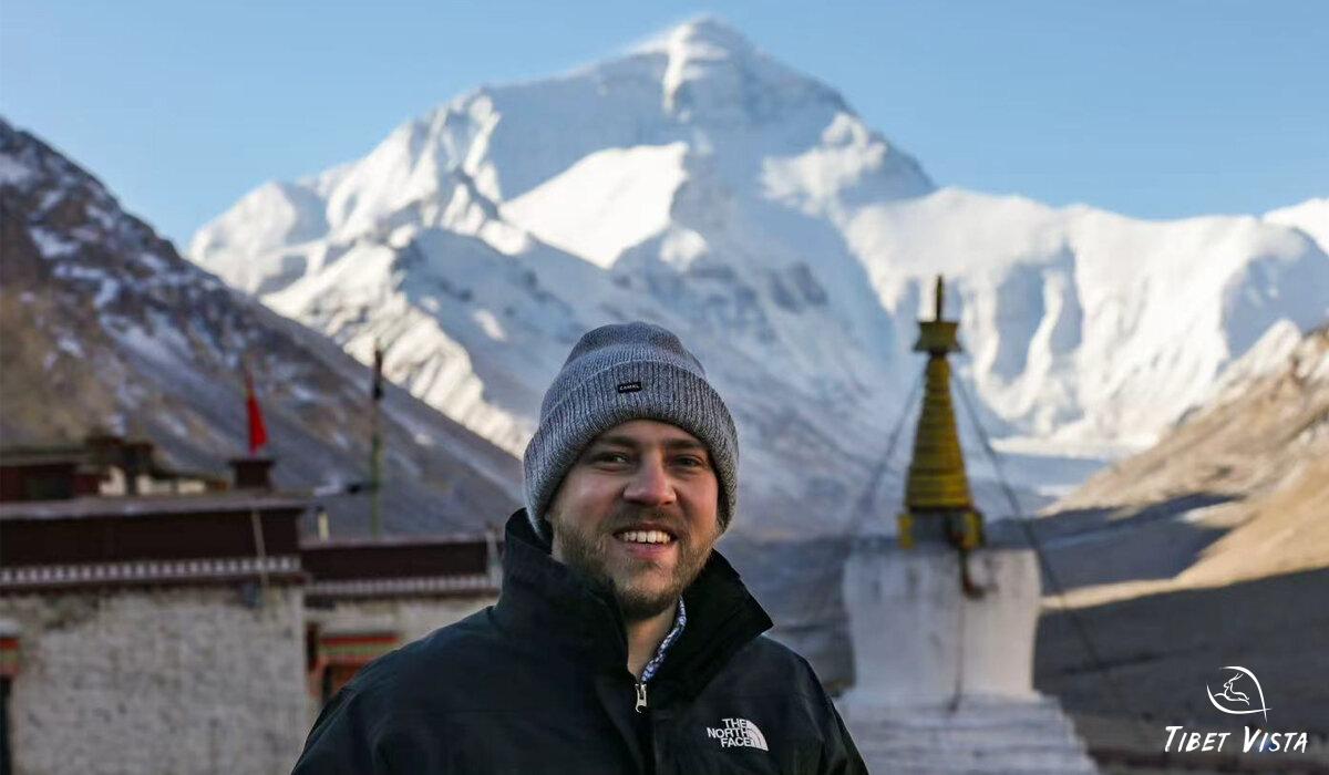 Our guests at Rongbuk Monastery