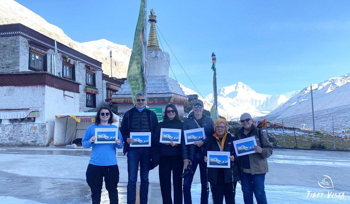 Our guests at Rongbuk Monastery