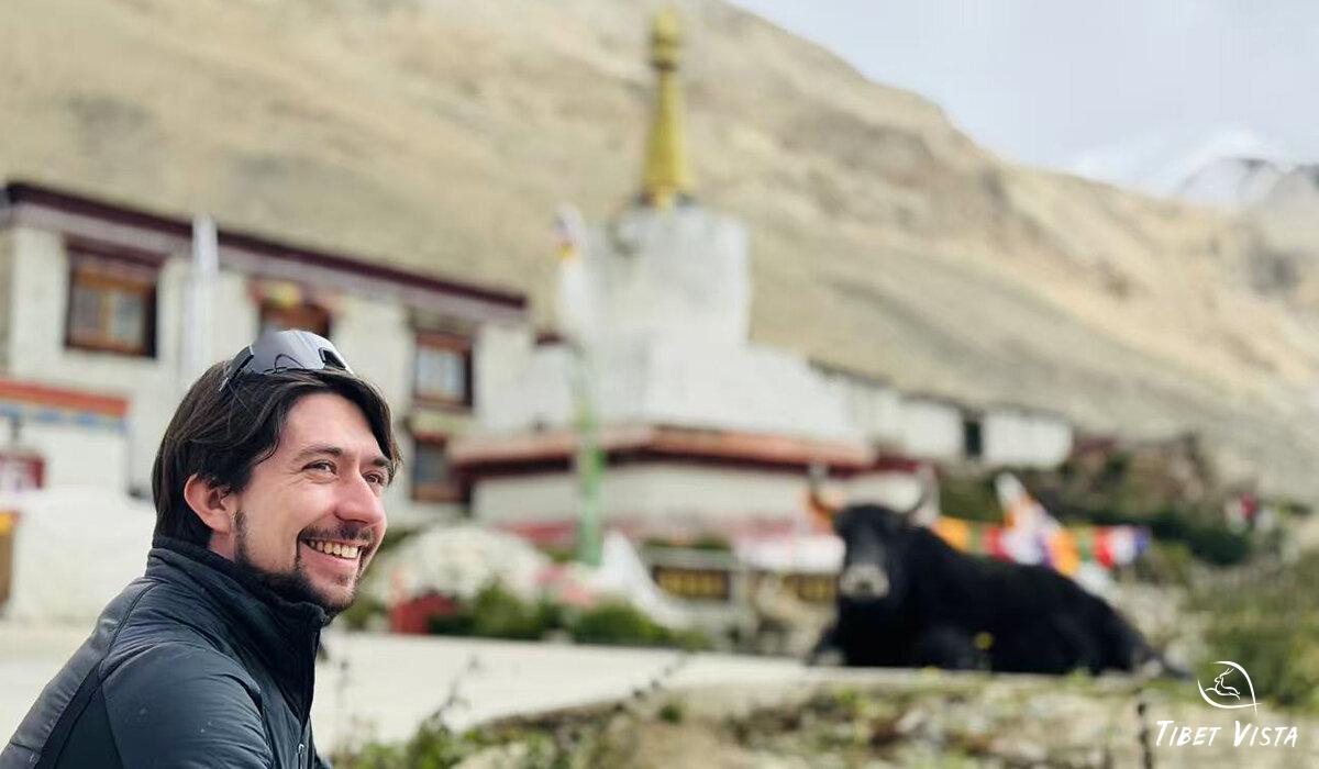Our guests at Rongbuk Monastery