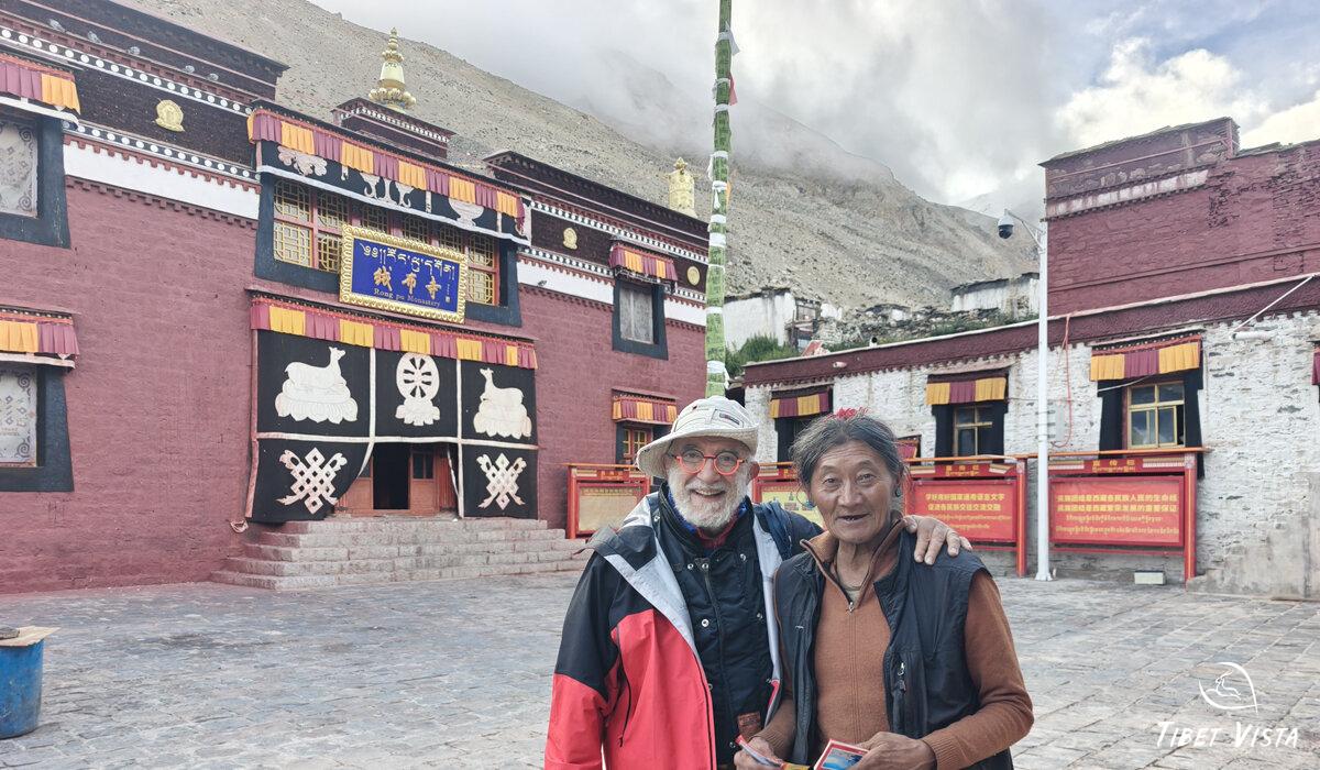 Our guests at Rongbuk Monastery