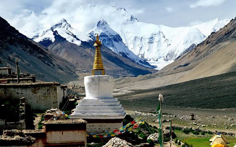 Tibetan monastery in American movie