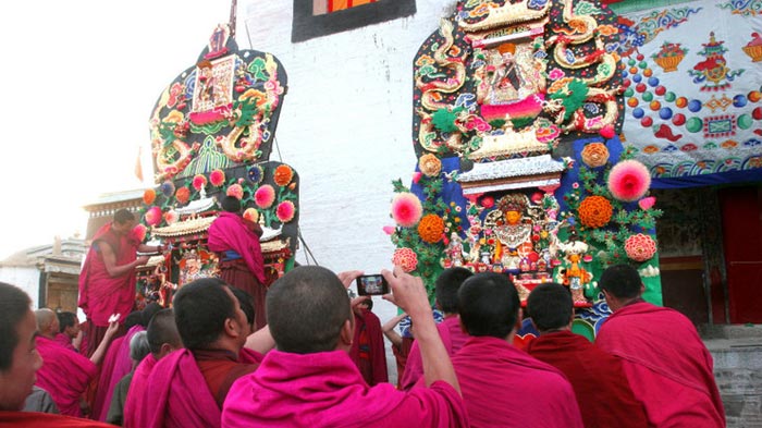 Butter Lantern Festival in Tibet