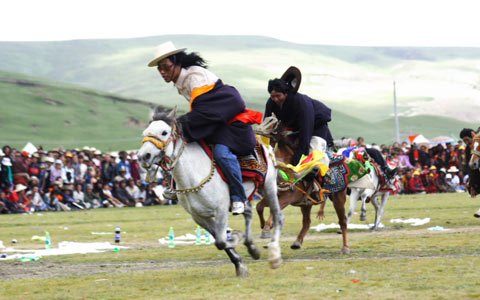  Litang Horse Racing Festival in Kham Tibetan Area