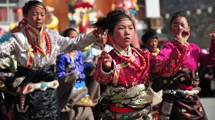 Tibetan new year celebration