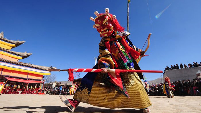 Tibetan cham dance