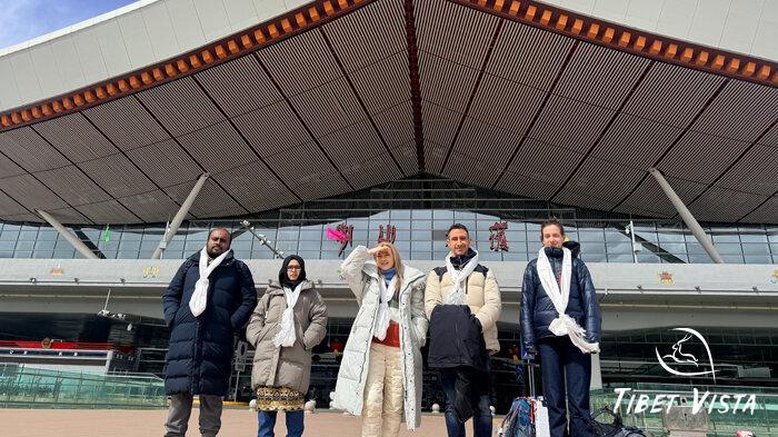 arrived at Lhasa Gongga Airport