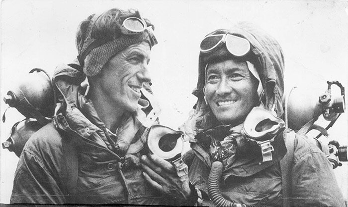 photo of Edmund Hillary and Tenzing Norgay