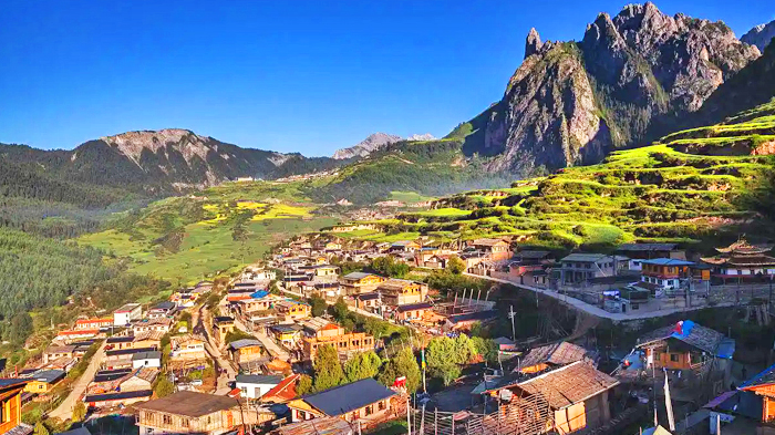 Zhagana Village in Gannan