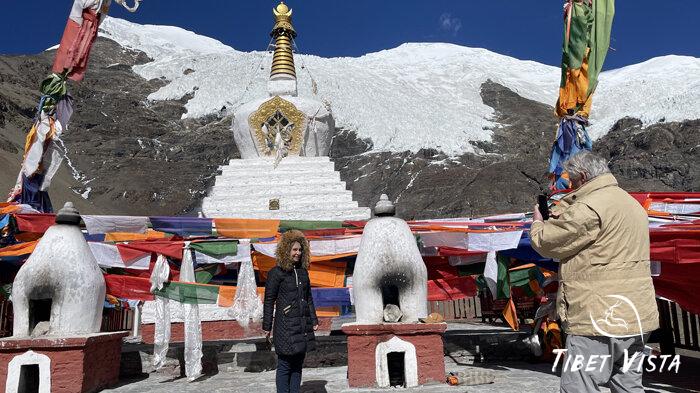 Visit Tibet Karola Glacier in winter