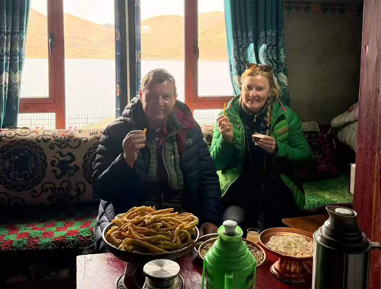 stepping into daily village life