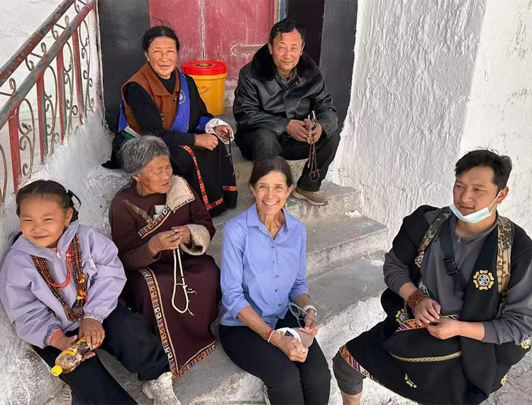 stepping into daily village life