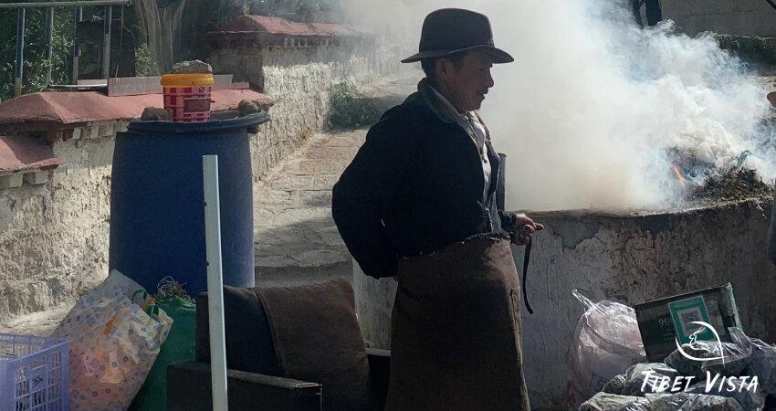 burn juniper branches