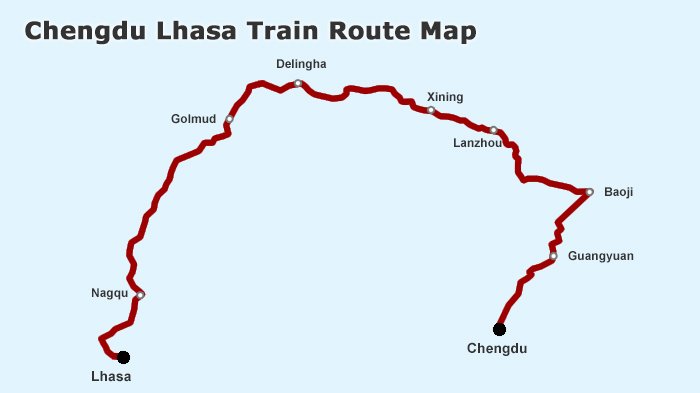 Chengdu to Lhasa by Train