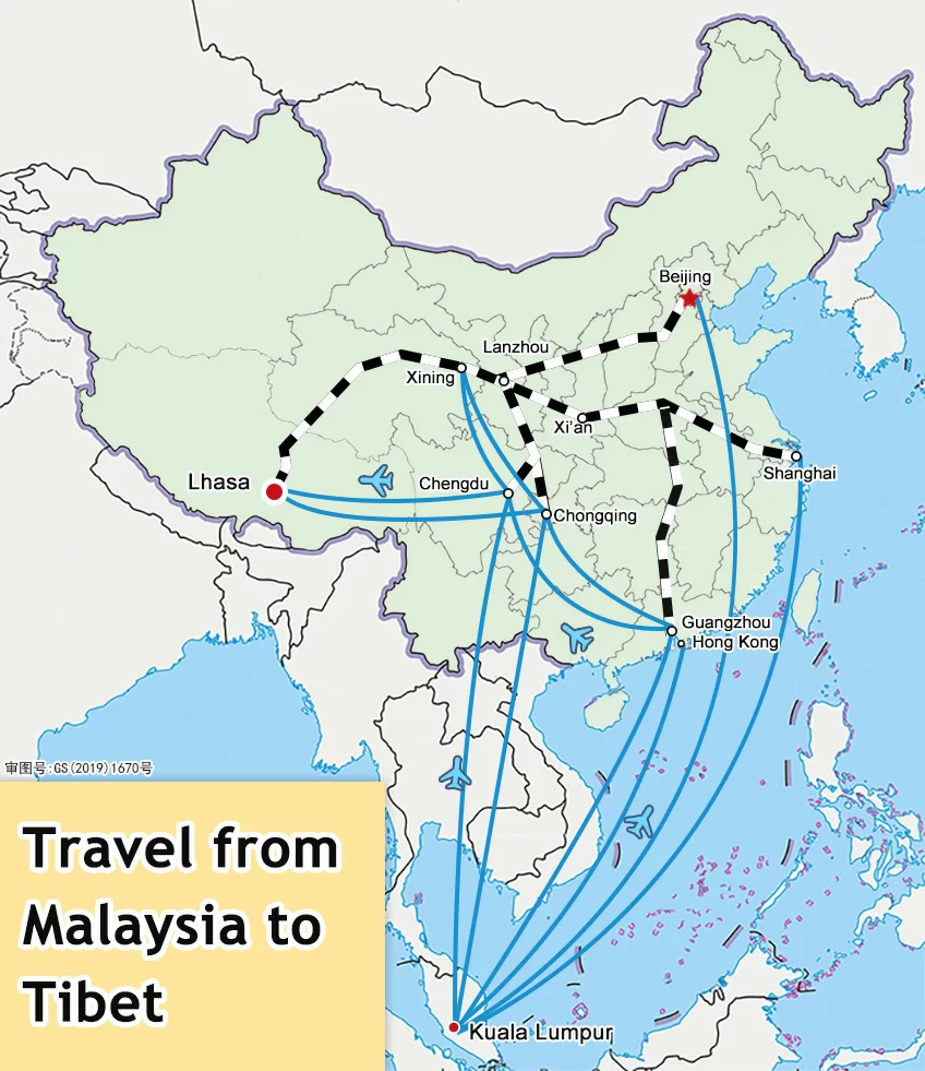 Malaysia to Tibet How to Travel to Lhasa from Kuala Lumpur