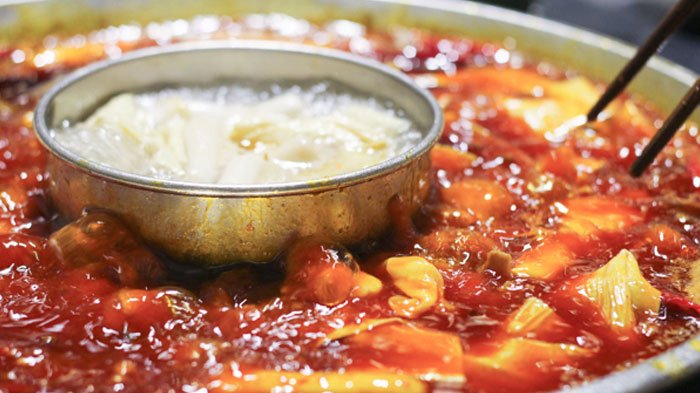 Sichuan hotpot is one of the most popular meals in China.