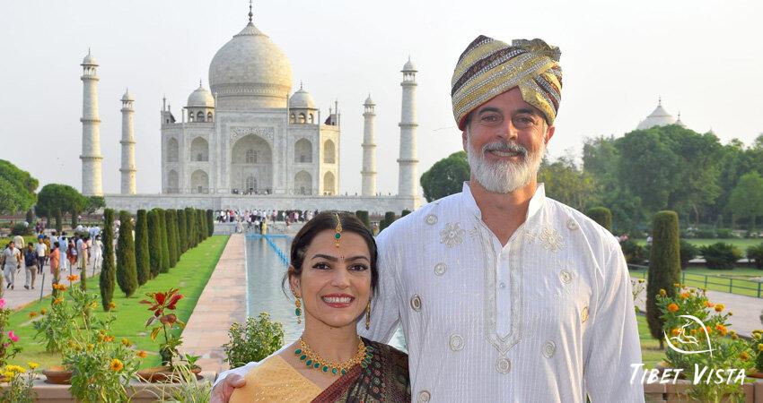 Explored the famous Taj Mahal in India