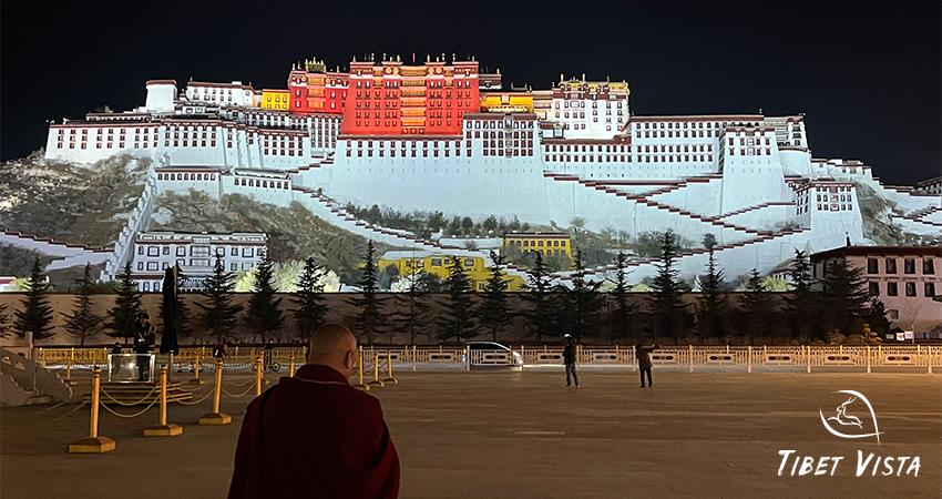 Night View of Potala Palace