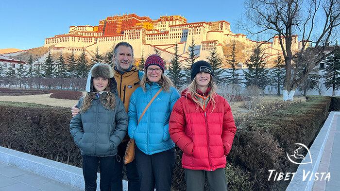 Potala Palace in winter