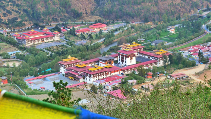 Beautiful Scenery of Thimphu in Bhutan