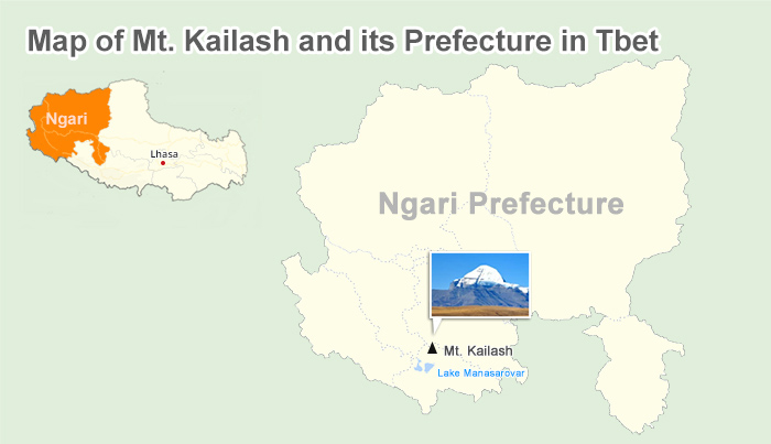 Mount Kailash Location Map Small 