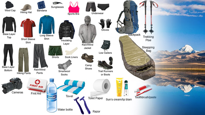 Trekking essential things sale