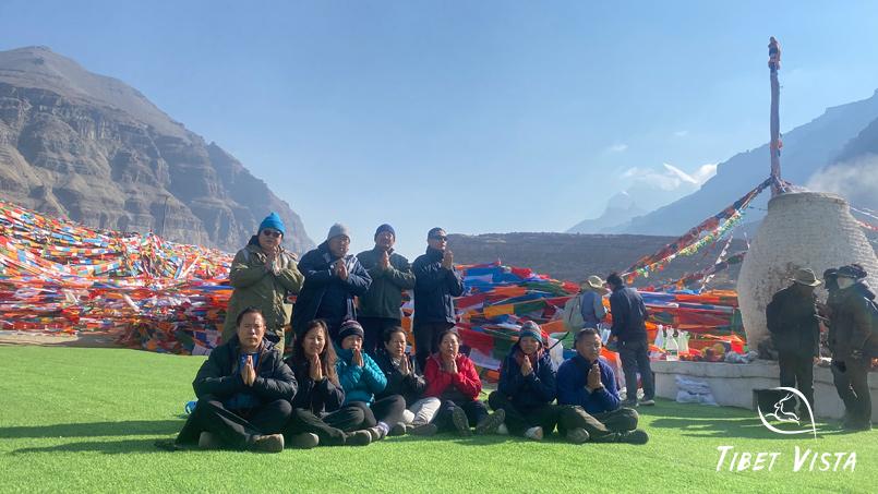 pray for mt kailash at prayer flag square
