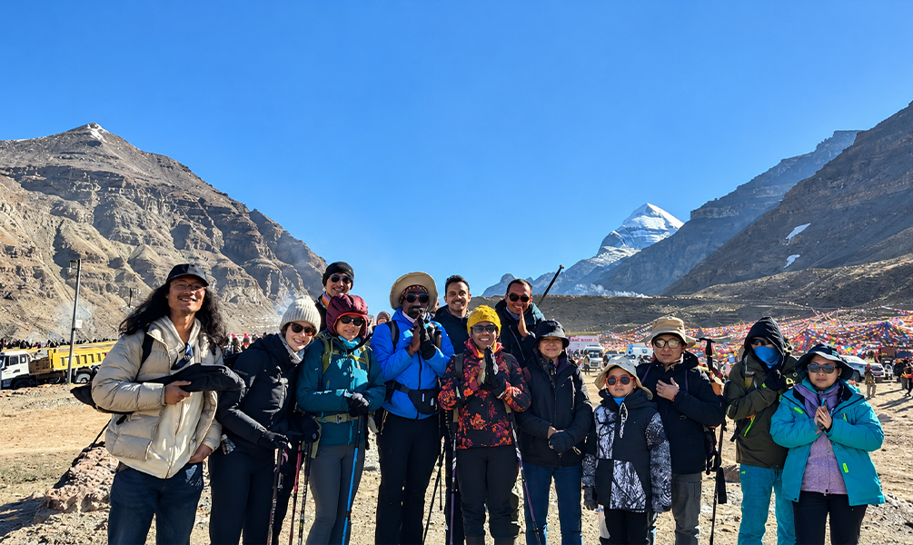 Starting the Mount Kailash trek