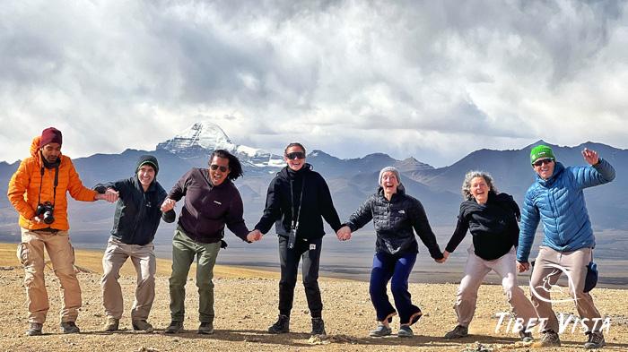Our guests trek around holy Mt. Kailash in September