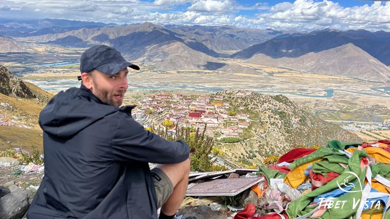 get amazed by incredible ganden monastery vista