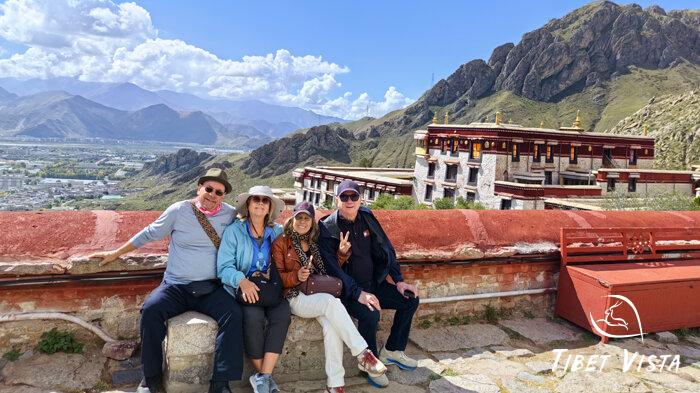 hike in Drepung Monastery in Lhasa