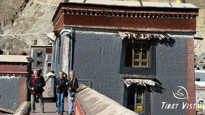 took photos with Sakya Monastery