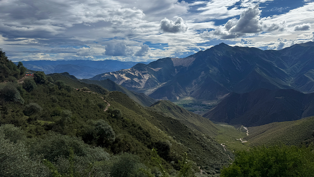 valley scenery along the way