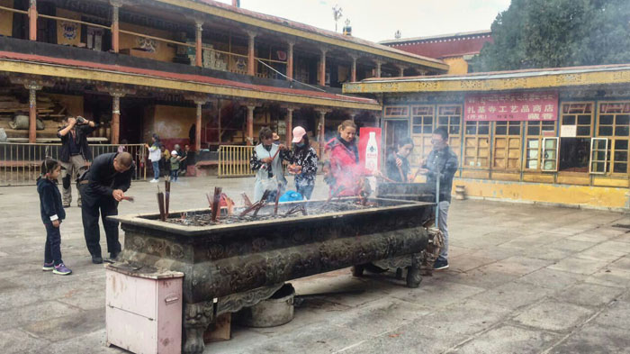 Zhaji Temple in Lhasa, Tibet