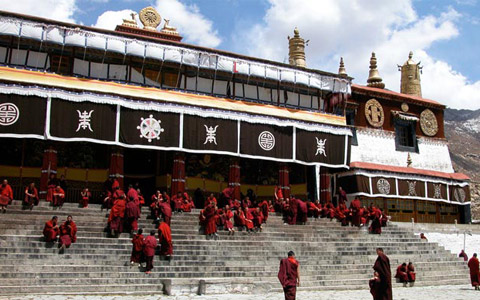 Drepung Monastery, the largest Tibetan monastery in Lhasa
