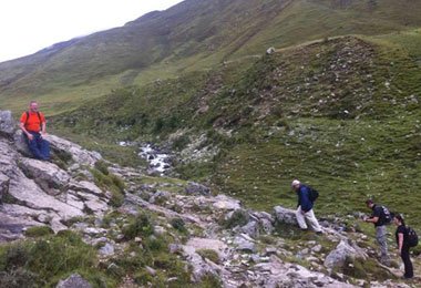 A trekking around Ganden Monastery