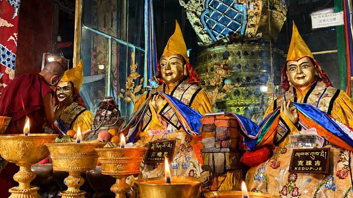 Ganden Monastery Statue