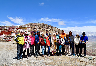 Ganden Monastery, one of the Great Three Gelugpa Monasteries of Tibet