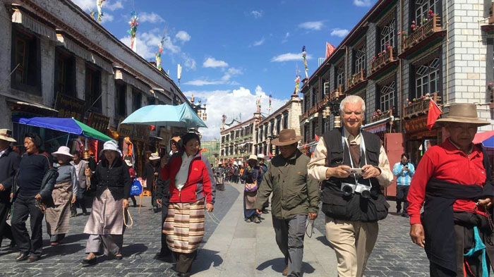 Explore Barkhor Street in Lhasa