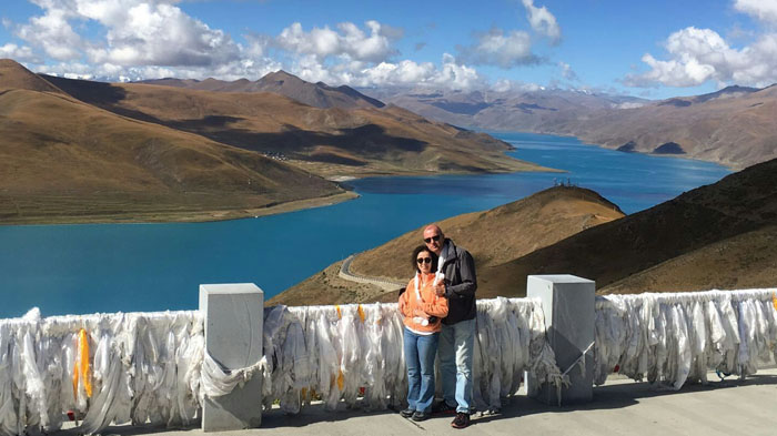 Yamdrok Lake in Tibet