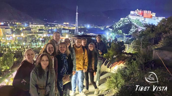 Potala Palace night view
