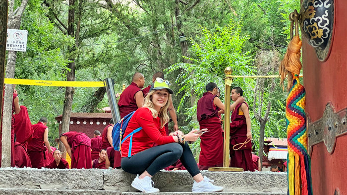 Watch the monks debate at Sera Monastery