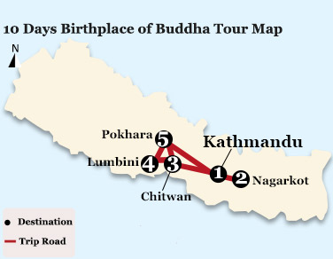 10 Days Birthplace of Buddha Tour