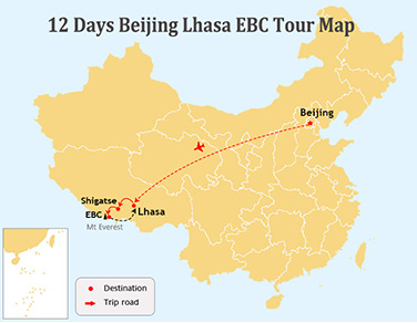 12 Days Beijing Tour and Lhasa to Everest Tour 