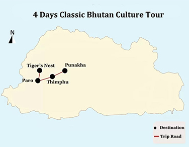 4 Days Classic Bhutan Culture Tour